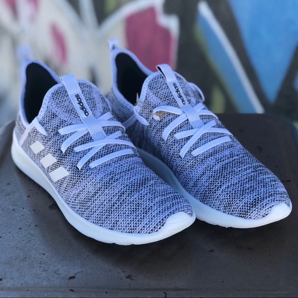 W Cloudfoam Pure White Comfortable Knit Sneakers - Picture 4 of 12